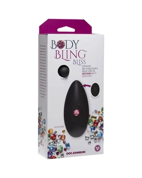Body Bling Bliss Rechargeable Mini Vibe - Pink - 3.5 Inch
