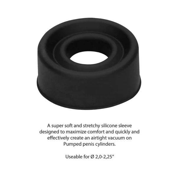Pumped - Silicone Pump Sleeve Medium - Black — image 14 of 15