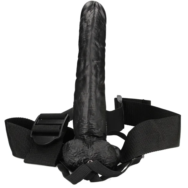 Real Rock Hollow 9 Inch Ballsy Strap-On