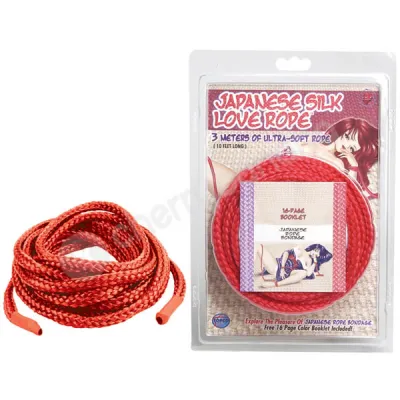 Japanese Silk Love Rope Red 3m