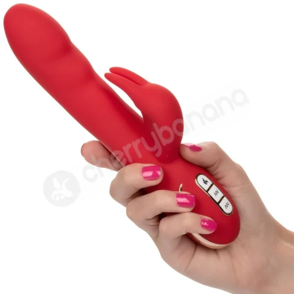 Jack Rabbit Signature Heated Silicone Ultra-Soft Plush Rabbit Vibrator