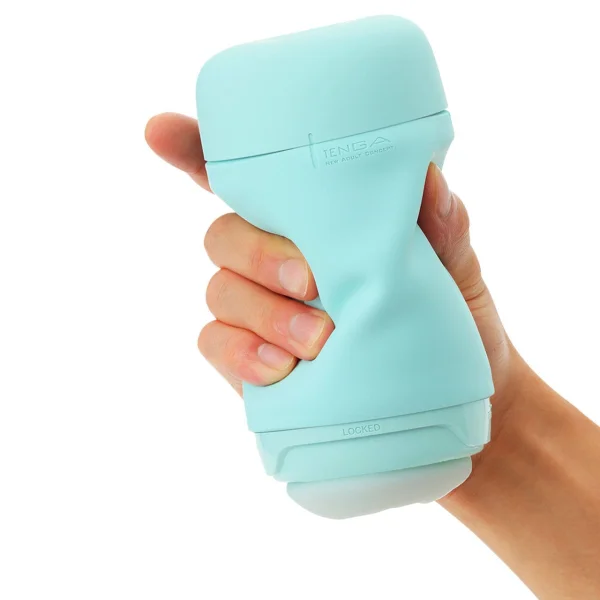 Tenga Puffy Reusable Penis Masturbation Cup - Latte Brown