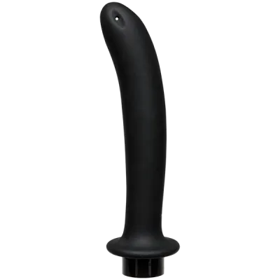 Kink Flow Silicone Anal Douche Accessory Extra Deep Black