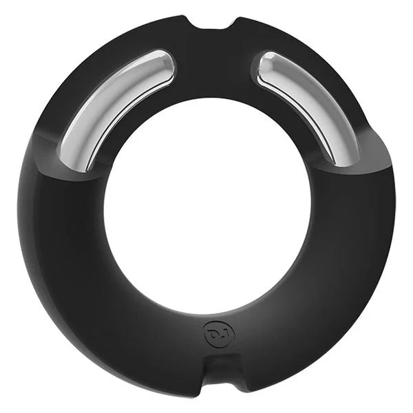 Kink Hybrid Silicone Covered Metal Cock Ring 50mm