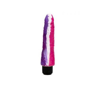 Funky Jelly Curved Vibrating Dildo 7 5 Inch