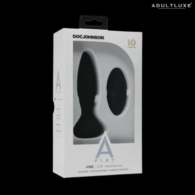 Doc Johnson A Play Anal Plug with Remote Vibe Adventurous