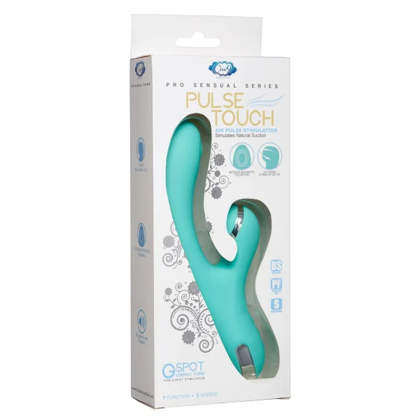 Pro Sensual Series Pulse Touch Air Vibrator - Teal
