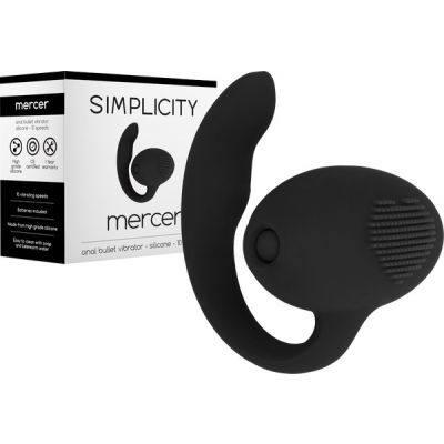 MERCER Anal Bullet Vibrator Black