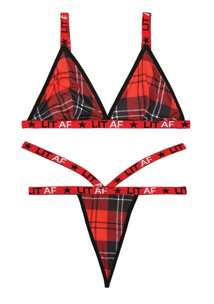 Lit AF Bralette and Thong Set — image 6 of 9