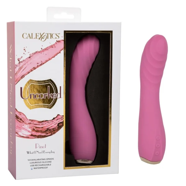 Uncorked Pinot Waterproof Rechargeable Silicone G-Spot Vibrator By CalExotics