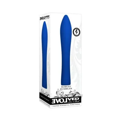 Evolved Robust Rumbler Rechargeable Silicone Blue