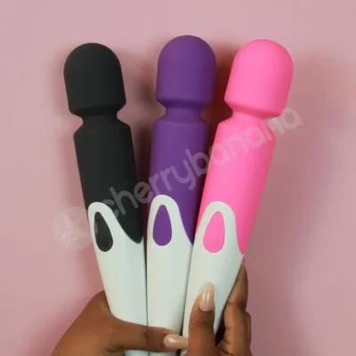 Voodoo Pink 10 Speed Original Halo Vibrating Massage Wand