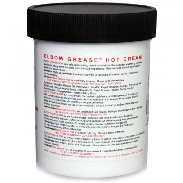 Elbow Grease Hot Cream - Oil-Based Lube | 4oz — image 5 of 12