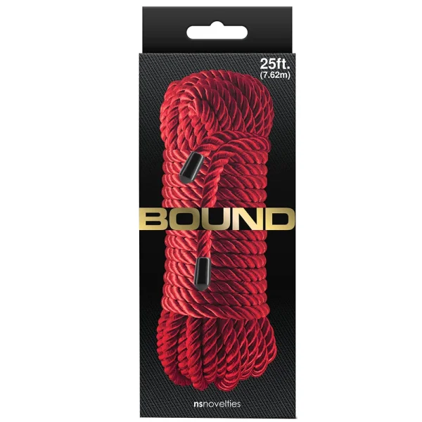 Bound Rope By NS Novelties 25 Feet - Red