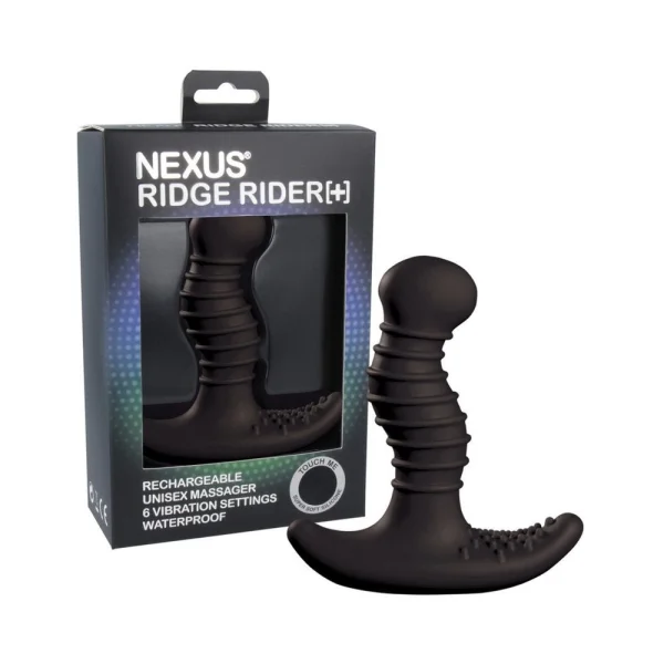 Nexus Ridge Rider+ Unisex Vibrator - Black — image 9 of 12