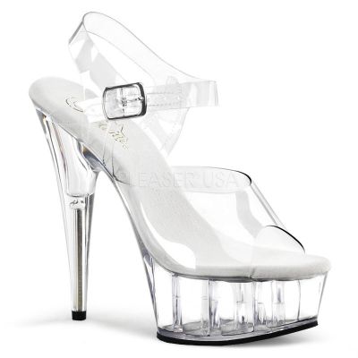 DELIGHT 608 6 Stiletto Heel Ankle Strap PF Sandal