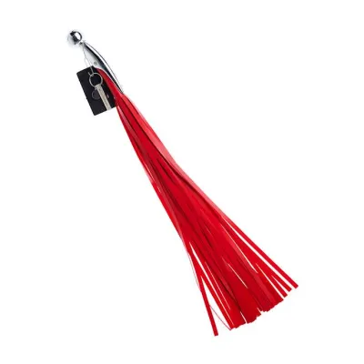 Bound X Silicone Flogger With Metal Handle