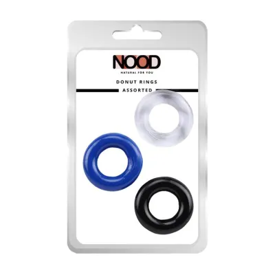 Nood Triple Donut Cock Ring Three Pack