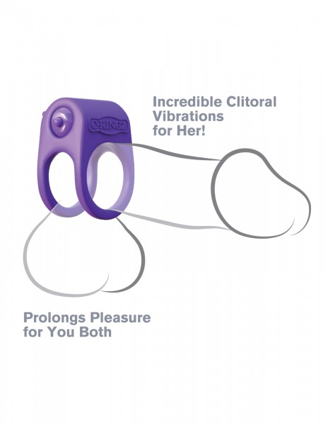 Silicone Duo Vibrating Cock Ring