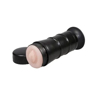 Masturbator With Suction Cup Flesh 8 Inch