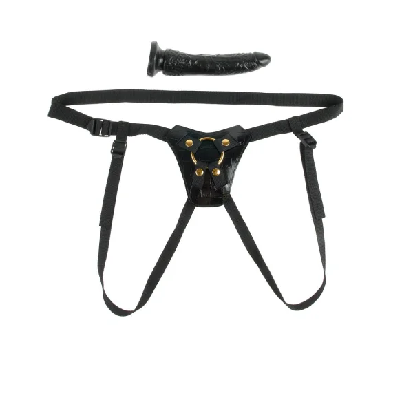 Fetish Fantasy Gold Designer Strap-On Black