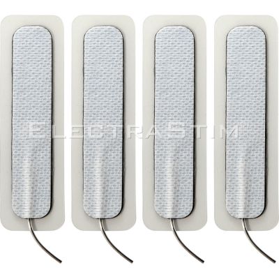 Electrastim 4 X Long Self Adhesive Pads 1 5Cm X 7 5Cm