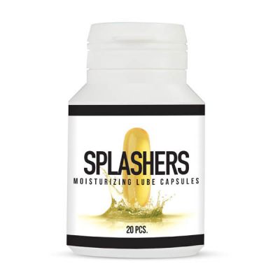 Splashers Moisturising Lube Capsules x20
