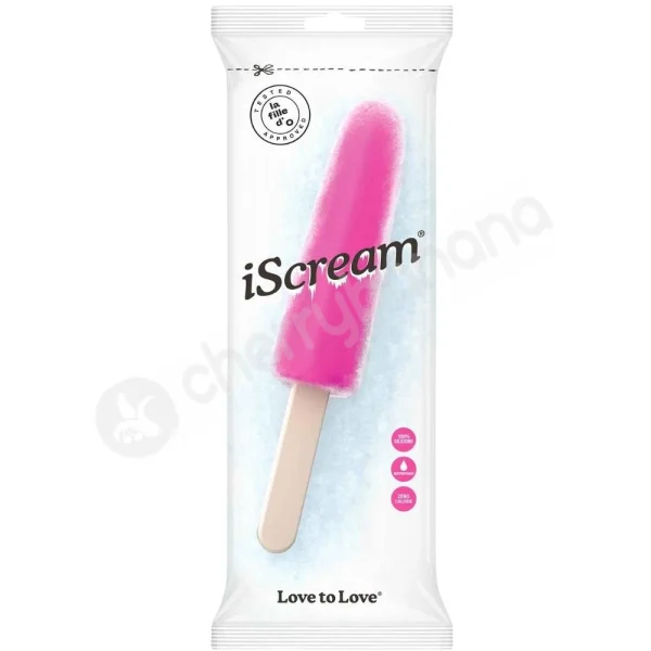 Iscream Ice-block Shaped Pink Dildo
