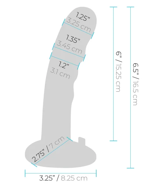 Pegasus 6" Curved Wave Peg Strap-On Set