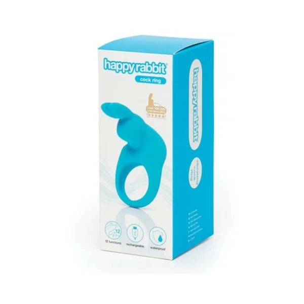 Happy Rabbit Rechargeable Cock Ring Blue — image 5 of 7