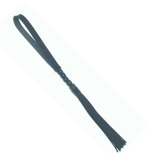 Sex & Mischief Beaded Flogger Noir (Vegan Friendly)