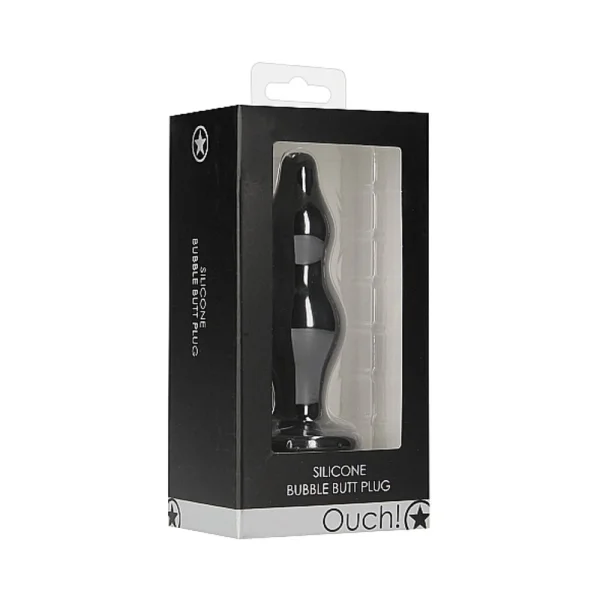 Ouch Bubble Butt Plug Black — image 10 of 11