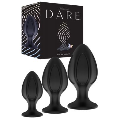 Wild Secrets Dare Silicone Anal Training Kit 3 Pce