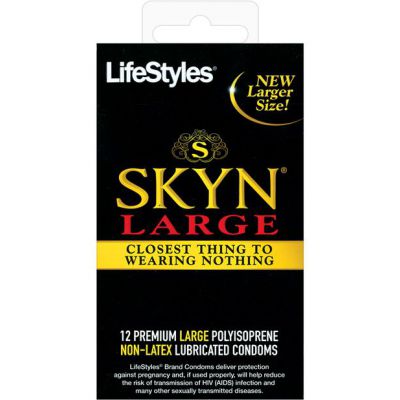 Lifestyles SKYN Large Non Latex Box of 12