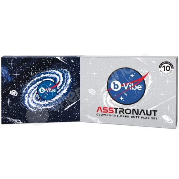 B-vibe Asstronaut Glow-in-the-dark Butt Play Set With Gift Pack