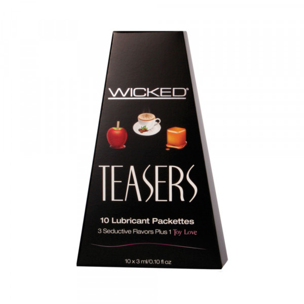 Wicked Teasers Sampler (10 Packettes - 3 Flavors + 1 Toy Love)