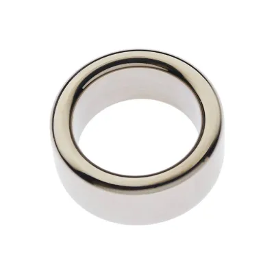 Kink Range Stainless Steel Wide Band Penis Head Ring 26mm