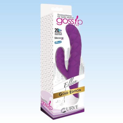 Curve Gossip 39 Ellen 39 Rabbit Vibrator Violet