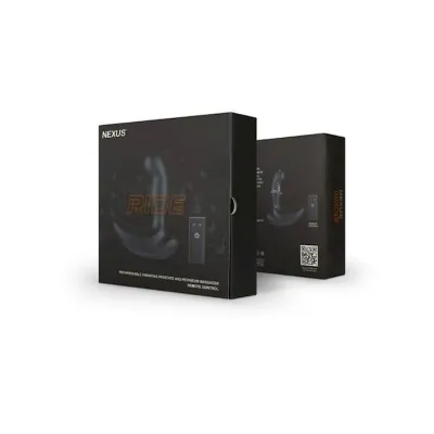 Ride Remote Control Prostate Dual Motor Vibrator Black