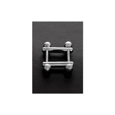 Nipple Clamp With Two End Ball Single Unit Silver
