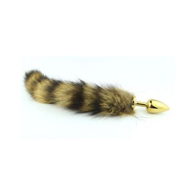 Fox Tail Buttplug Gold