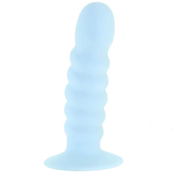 Maia &#39;Paris&#39; 6&quot; Silicone Ribbed Dong | Suction-Base Dildo