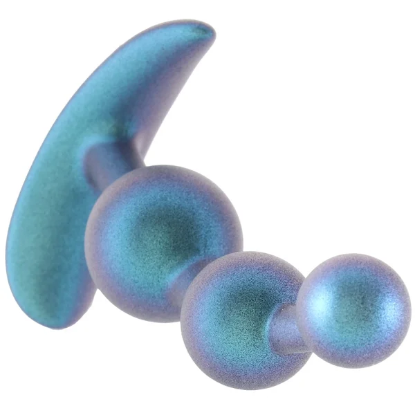 Anal Adventures Matrix Gamma Silicone Butt Plug By Blush - Neptune Teal