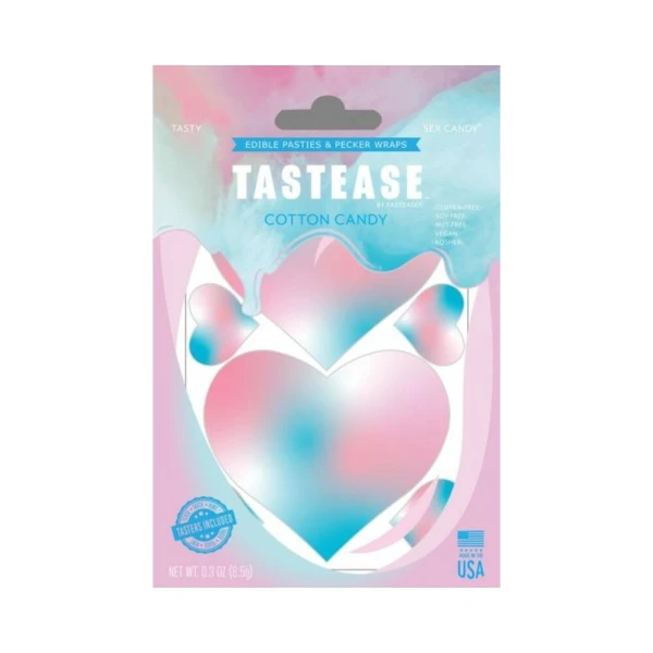 Tastease By Pastease Cotton Candy Edible Pasties & Pecker Wraps