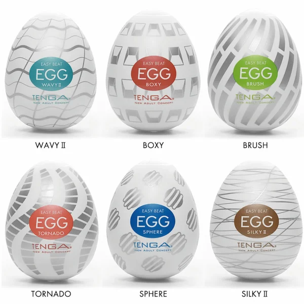 Tenga Egg Variety Pack Penis Masturbator Sleeves