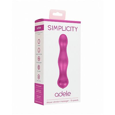 Adele Deluxe Vibrator Massager Pink