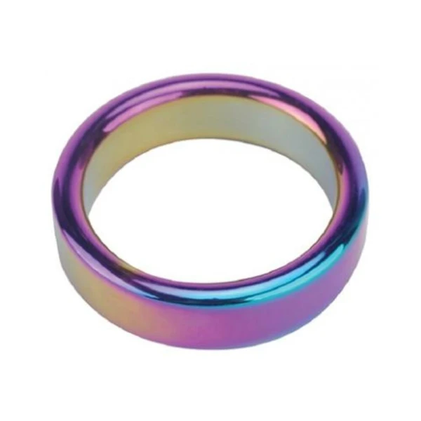 Cock Rings: Ple'sur Ss Rainbow Cock Ring 2in X .560 X .25in