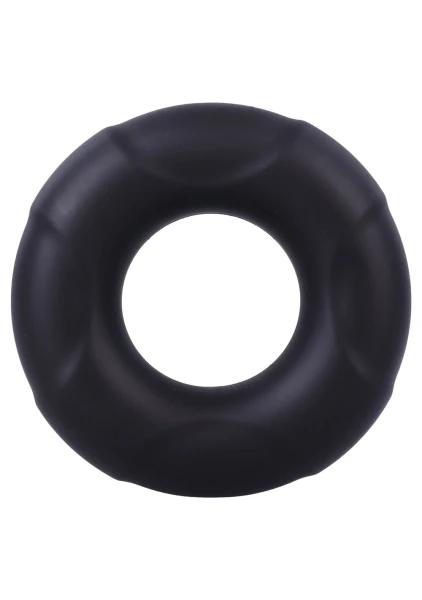 In A Bag Black Silicone C-Ring By Doc Johnson