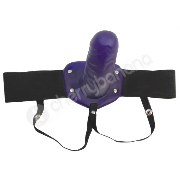 Adam & Eve Purple Universal Hollow Strap-on