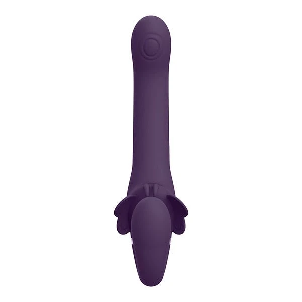 Vive Satu Pulse Wave Vibrating Strapless Strap-on Dildo